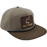 Drake Waterfowl Men's Lost Hat X Ol'Tom Goat Rope Hybrid Cap | Durable Adjustable Hunting Mid-Crown Cotton Hat w/ Flat Visor