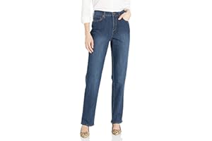 Gloria Vanderbilt Womens Amanda Classic High Rise Tapered Jean Petite