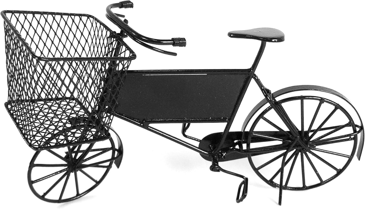 Miniature Delivery Bike Black 12th Scale Dolls House Collectables - Image 3
