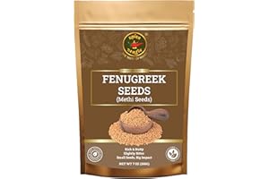 SPICE MAGIC THE TASTE OF MAGIC Spice Magic Fenugreek Seeds (Methi) Whole 7oz (200g) | Trigonella foenum graecum ~ 100% Pure & Natural | Aromatic, Non-GMO | Essential Spice for Curries, Pickling & Herbal Recipes I Semillas de Fenogreco