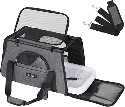 Feandrea Sac De Transport Pour Animal Domestique Pour Chien Gris Pdc44gy