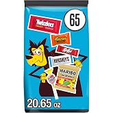 Hershey's Assorted Halloween Candy and Chocolate Bulk Variety Pack 20.65 oz | HERSHEY'S, REESE'S, KIT KAT, TWIZZLERS, HARIBO, JOLLY RANCHER Trick or Treat Bulk Candy, 65 individually wrapped pieces