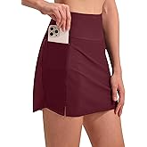 KPSUN Women's Swim Skirt with Pockets Tummy Control Bathing Suit Bottoms High Waisted Stretchy Athletic Swimsuit Skirts 2025