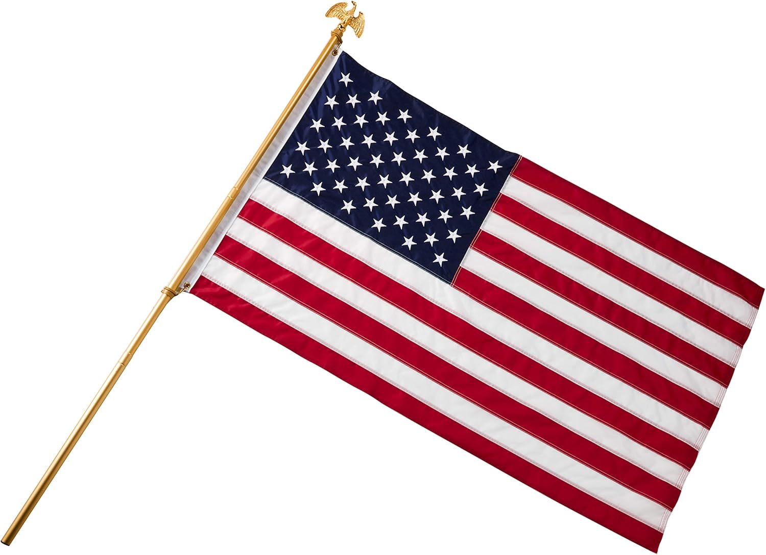 American American 100% Made in The USA US Flag Seasonal Designs Deluxe Telescopic Flag Pole