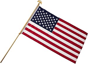 American American 100% Made in The USA US Flag Seasonal Designs Deluxe Telescopic Flag Pole