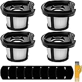 2284W 2390A Vacuum Filter Replacement for Bissell Pet Hair Eraser Filter Hand Vacuum 2390 2389 2579, Compared to Part # 1614212 1614203 1614204 (4 Mesh Filter and 8 Foam Filter)