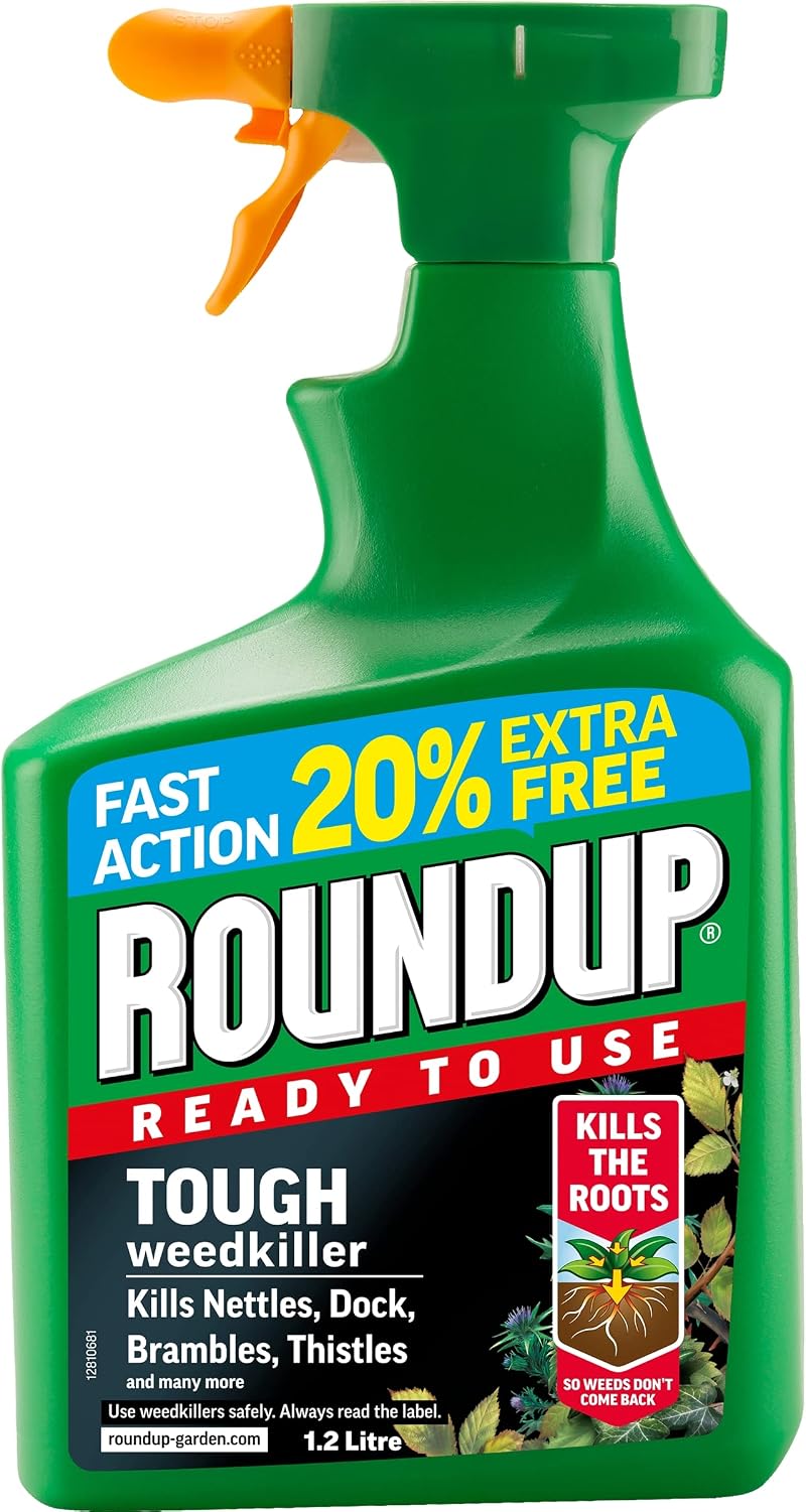 SuperGift 1.2L Tough Weedkiller Kills Nettles Dock Brambles Thistles Roots