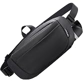 TOPEAST Waist Pack Large Capacity Fanny Pack with Hidden Water Bottle Pocket, Water Resistant Crossbody Sling Bag for Men Women, Adjustable Belt Bag for Hiking Running Travel Cycling