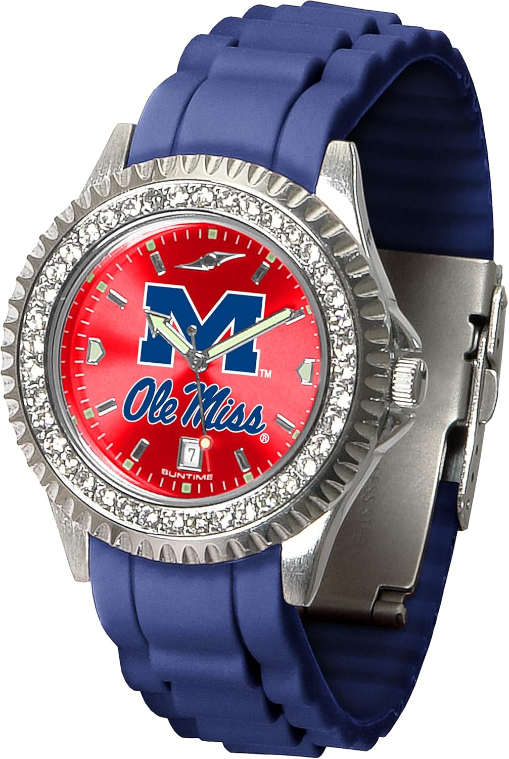 suntime outdoor living replacement parts on Amazon Com Suntime Mississippi Rebels Ole Miss Sparkle Jelly Band Watch Watches
