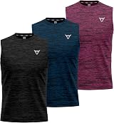 TORO ACTIVA 7 Pack Running Muscle Sleeveless Tank Top Men Dry-Fit Workout