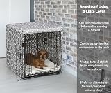 MidWest Homes for Pets Medium Dog Crate Cover with Teflon Protector view 2