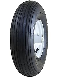 Marathon 4.00-6" Pneumatic (Air Filled) Tire on Wheel, 3" Hub, 5/8" Bearings