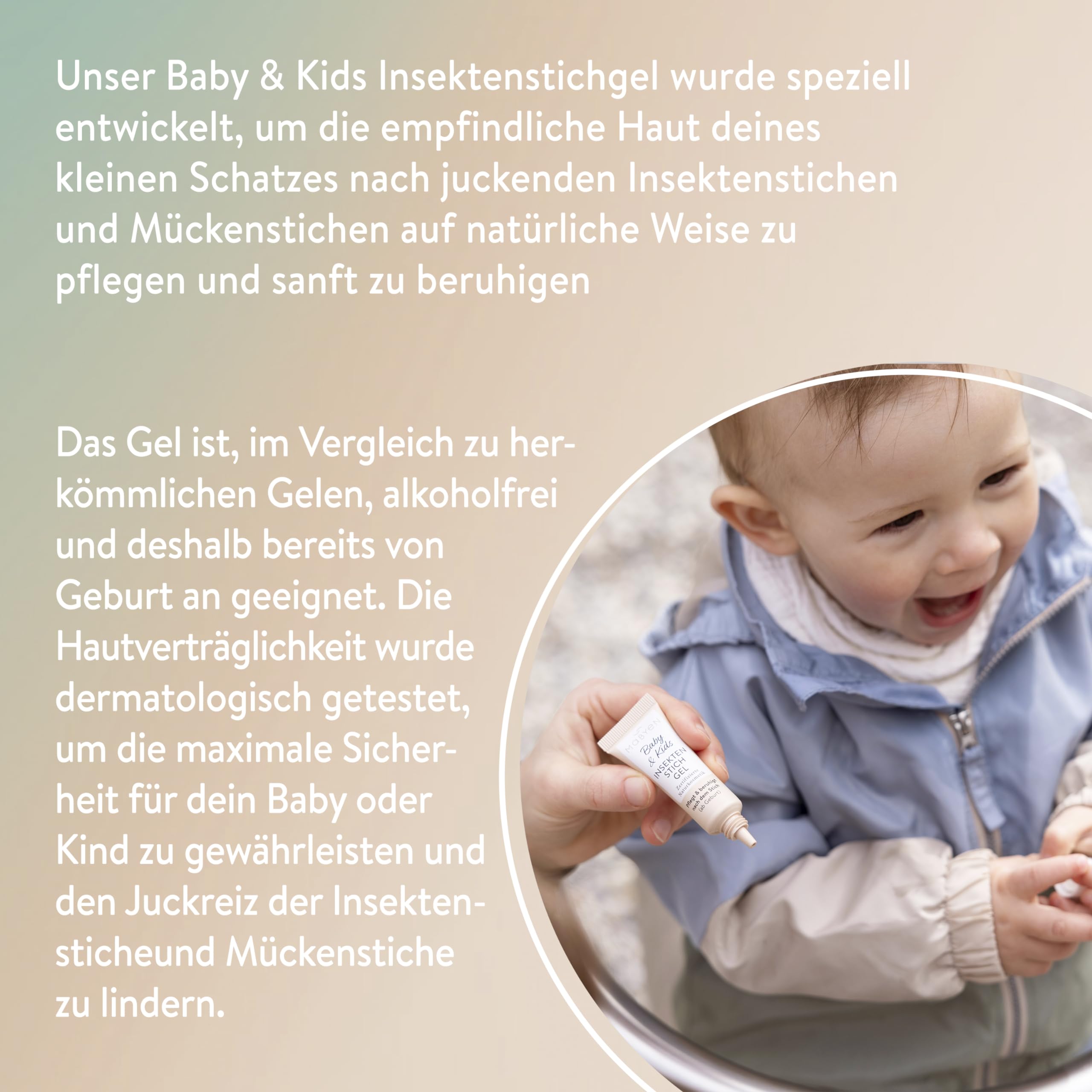 MABYEN Insektenstichgel für Babys und Kinder ab Geburt, alkoholfrei, 2x10ml 3