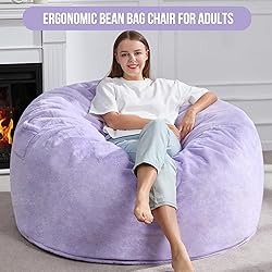 Hobestluk 5ft Bean Bag Chairs for Adults Large