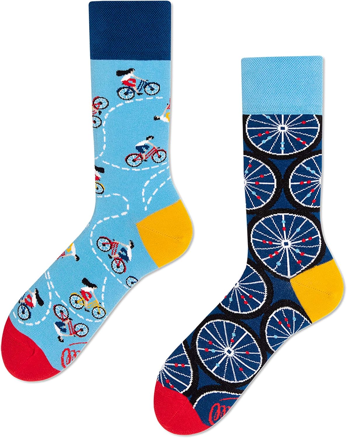 socken fahrrad motiv
