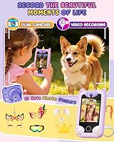 UCIDCI Kids Smart Phone for Girls 3-7 Dual Camera 4.0 Inch IPS Learning Games view 4