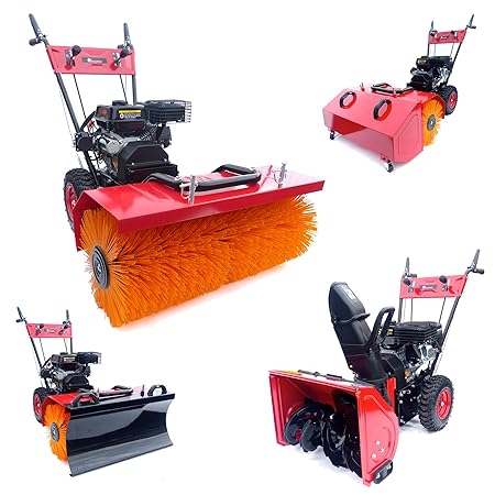 KnappWulf Kehrmaschine XL Kehrbreite mit verschiedenen Aufsätzen 4in1