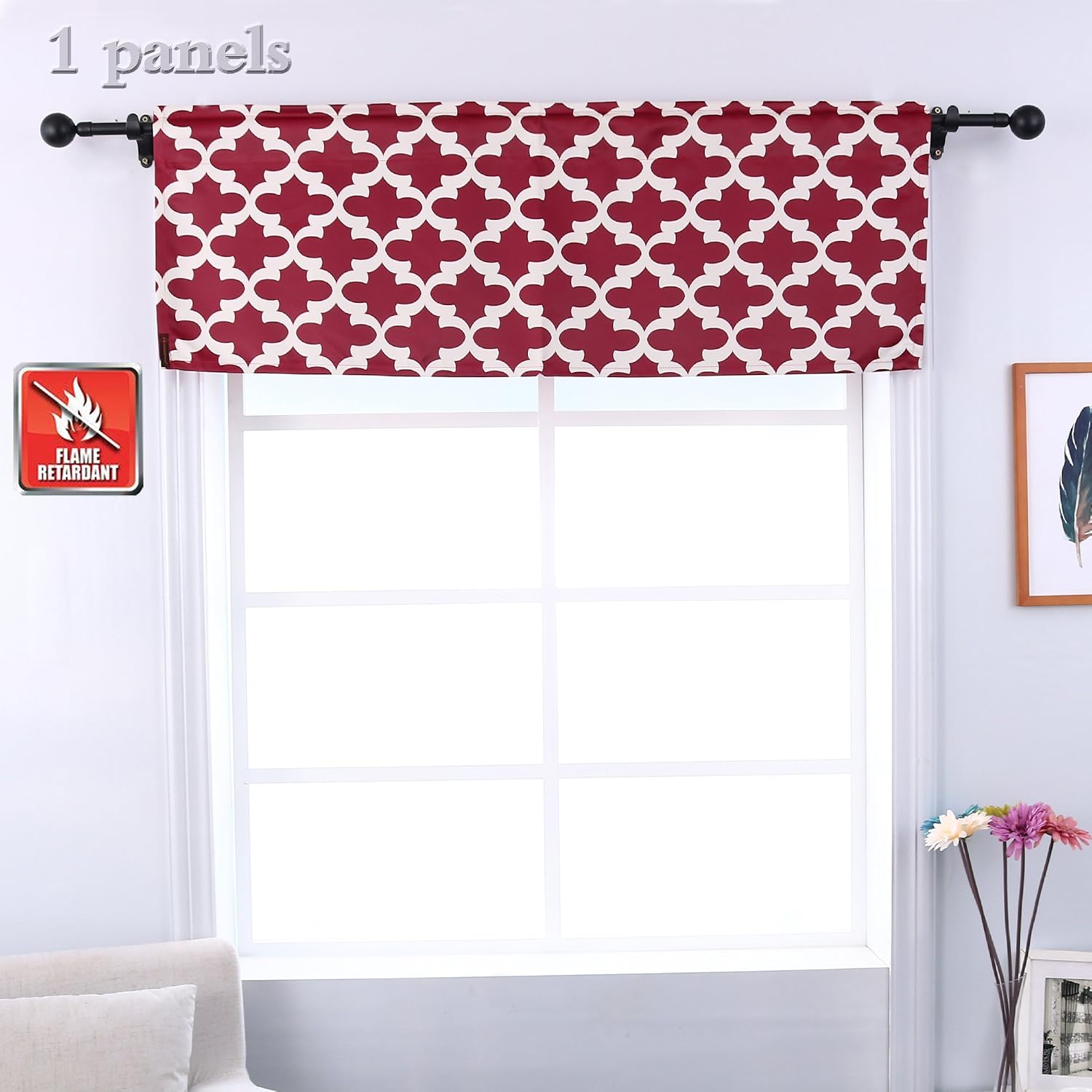 KEQIAOSUOCAI Room Darkening Blackout Curtains Flame Retardant Insulated
