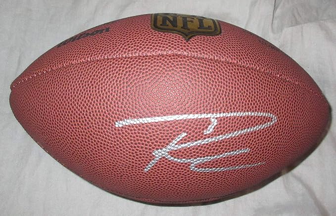 russell wilson autographed football