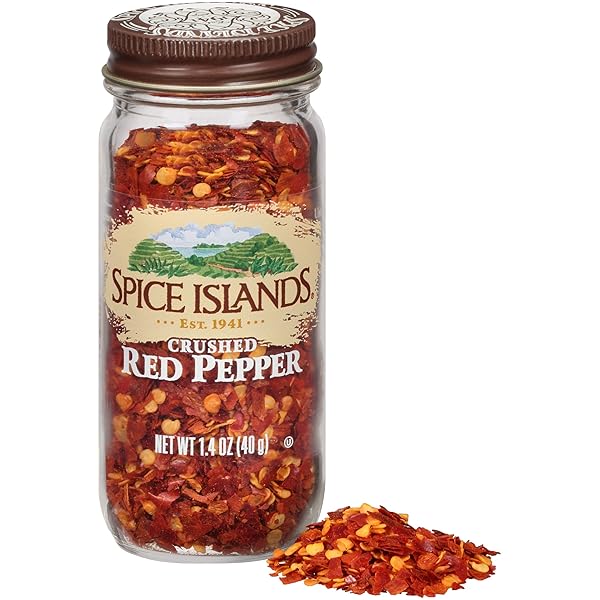 SPICE ISLANDS CRUSHED RED PEPPER, 1.4 OUNCE