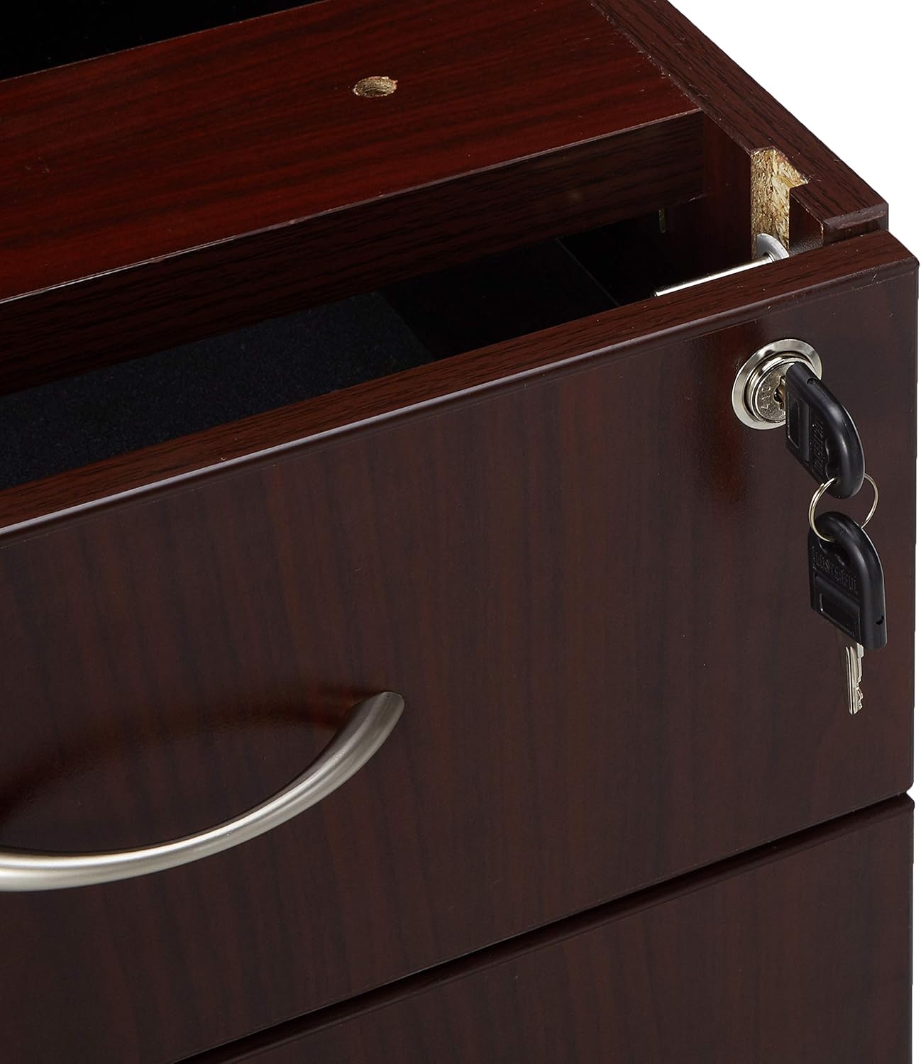Lorell LLR69603 69000 Series Free Standing Fixed Pedestals, Mahogany: Home & Kitchen