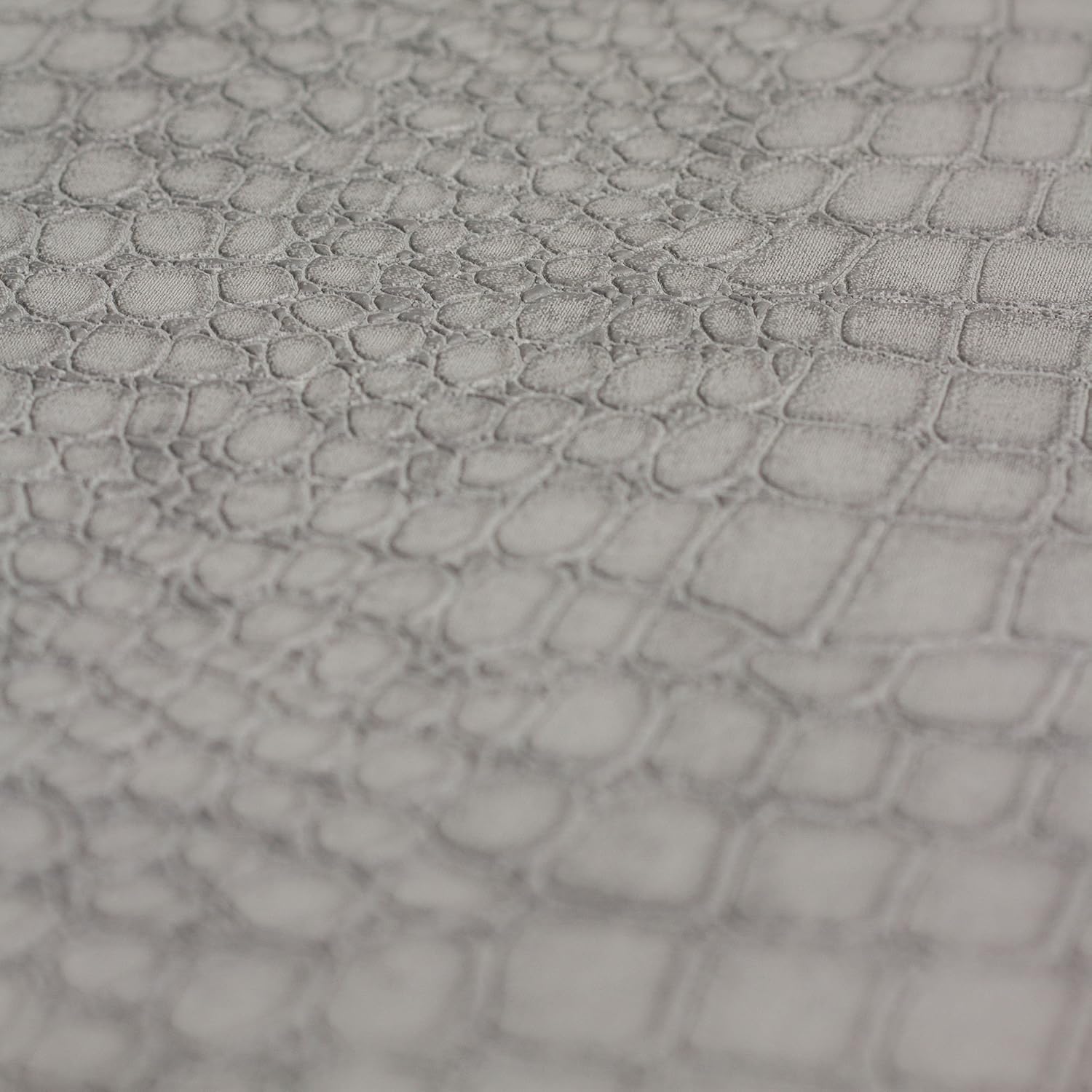 Superfresco Easy Crocodile Skin Effect Grey Wallpaper, Gray, 1000cm length x 52cm width - Image 5