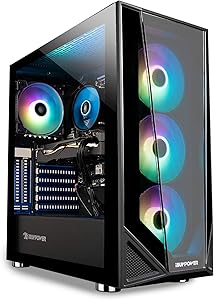 iBUYPOWER Pro Gaming PC Computer Desktop Trace 4 MR 180A (AMD Ryzen 5 3600 3.6GHz, NVIDIA GeForce GT 710 1GB, 8GB DDR4 RAM, 240GB SSD, WiFi Ready, Windows 10 Home)