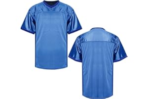 MESOSPERO Blank Football Jerseys for Men,Mesh Polyester Plain Football Shirt Pullover Sports Clothing S-3XL Black White Grey