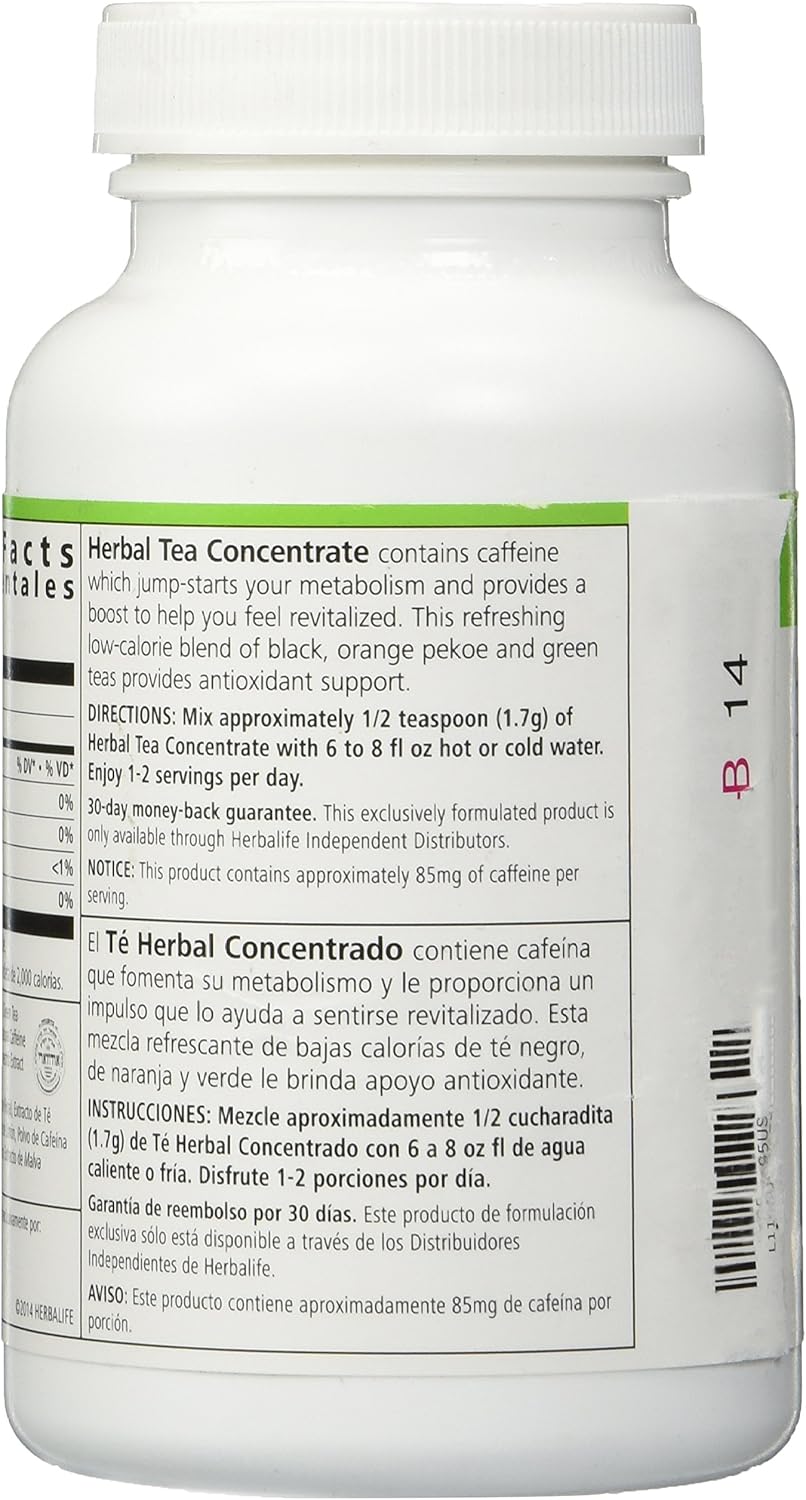 HERBALIFE HERBAL TEA CONCENTRATE - ORIGINAL FLAVOR 3.53 OZ: Health & Personal Care