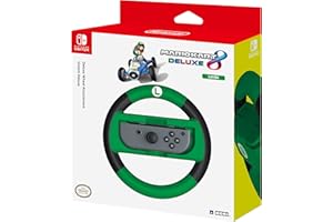 HORI Nintendo Switch Mario Kart 8 Deluxe Wheel (Luigi Version) Officially Licensed By Nintendo - Nintendo Switch