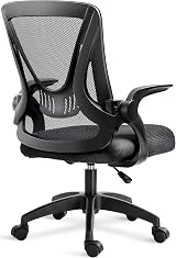 Blisswood Adjustable Office Chair Mesh Back Lumbar Support 90° Armrests