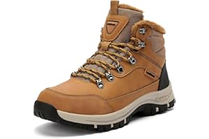 Lamincoa Mens Snow Boots Water Resistant Hiking Boots for Men Non-slip Winter Outdoor Warm Comfort Camping Backpacking Shoe
