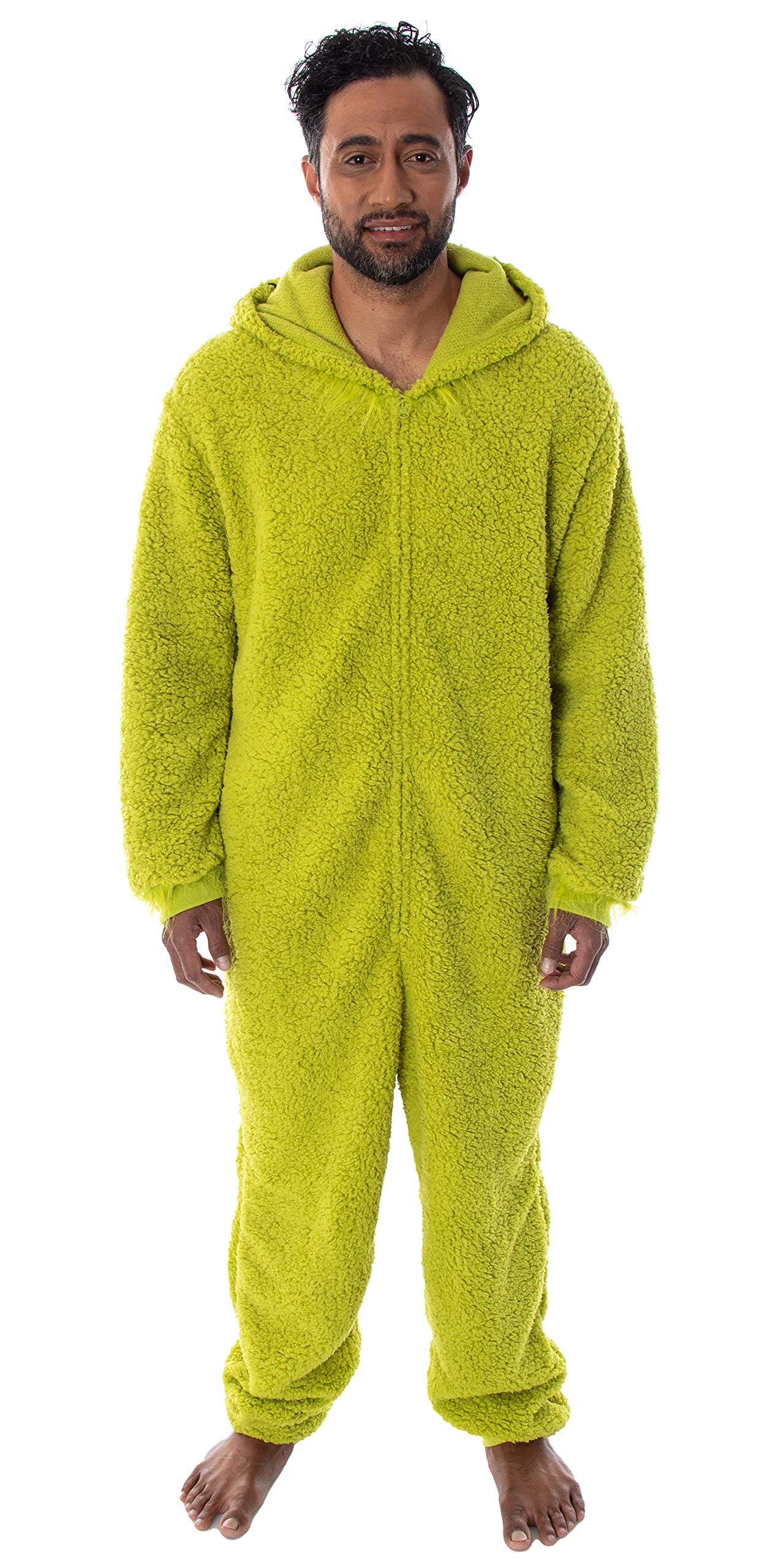 Dr. Seuss GRINCH Who Stole Christmas Matching Family Pajama Union Suit LG Image