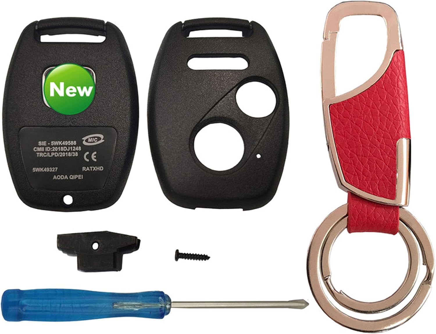 Replacement for New 2+1 Buttons Keyless Entry Smart Remote Control Key