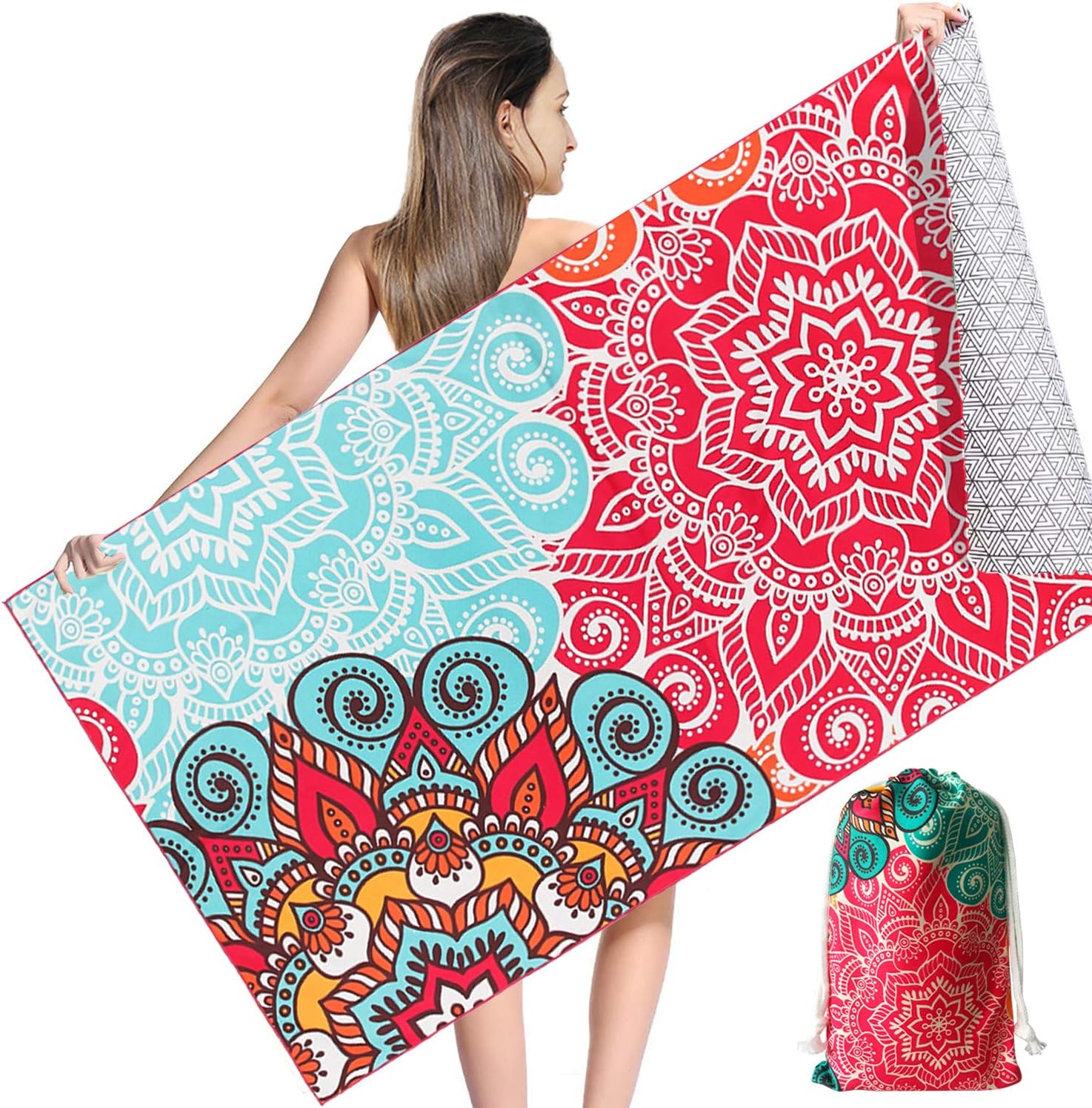 Sand Free Quick Dry Beach Towel 