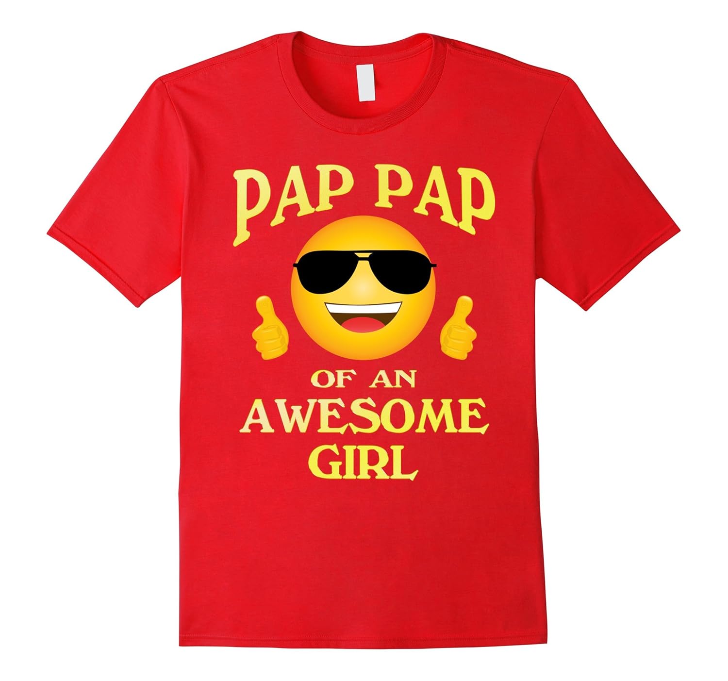 Pap Pap Of An Awesome Girl Cool Family Group Shirt-Rose