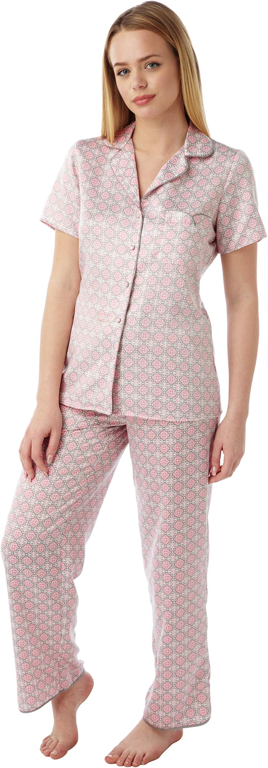 Nightwear Heaven Women's Satin Pyjama Set