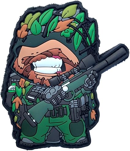 Tacopsgear Heads Airsoft Sniper 3d Patch Pvc Amazon Fr Sports Et Loisirs