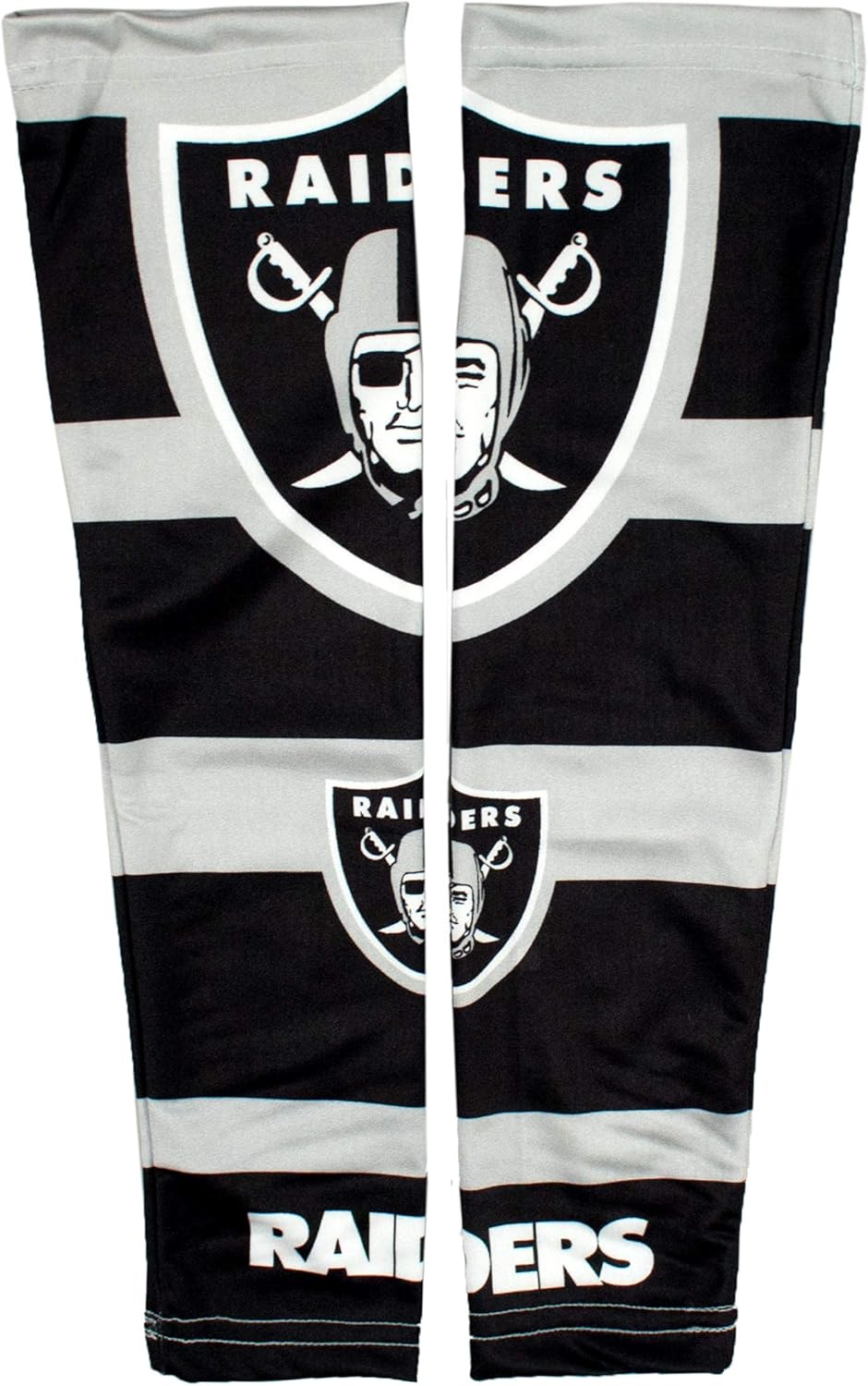 Littlearth NFL Oakland Raiders Strong Arms Sleeves,Black,17-Inch: Clothing