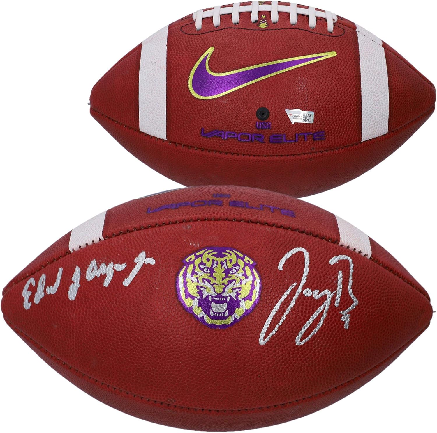 lsu autographed football