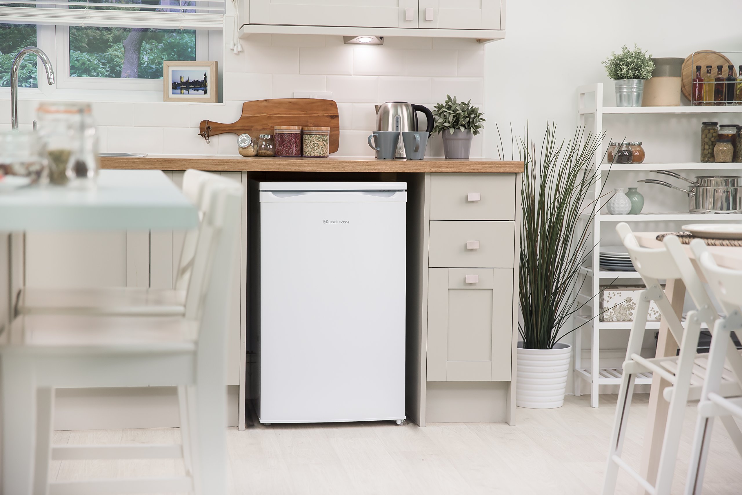 Russell Hobbs RHUCFZ3W White Under Counter 50cm Wide Freestanding