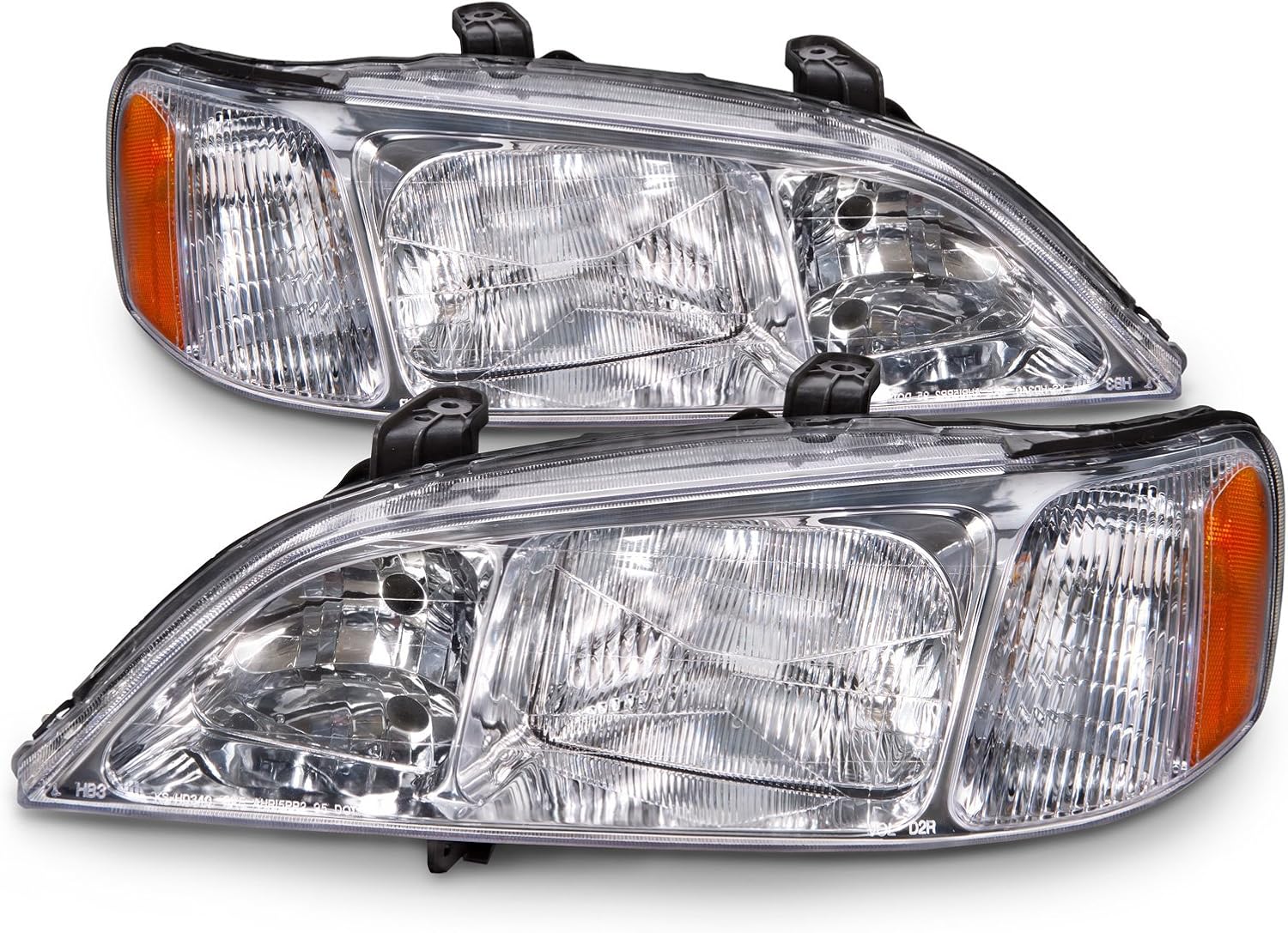 Amazon Com Headlightsdepot Headlight Hid Type Compatible With Acura Tl 3 2 Pair Automotive