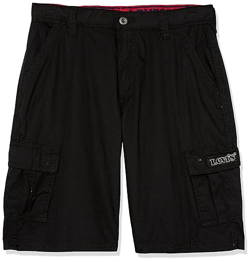 Levi's Boys' Westwood Shorts, Black Cargo, 2T