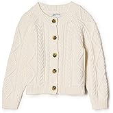 Amazon Essentials x Sofia Grainge Unisex Toddlers and Babies' Fisherman Cardigan Sweater