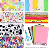 Newthinking DIY Craft Kits for Kids Make Your Own Colorful Animals 1200Pcs+ view 3