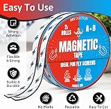 DIY Doctor A+B Magnetic Tape 2m x 2m Self Adhesive Magnets view 5