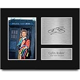 HWC Trading USL Colin Baker Gifts Printed Signed Autograph Picture for TV Show Fans - US Letter Size