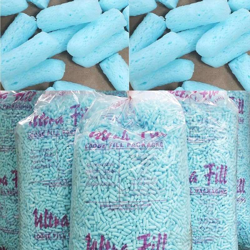 STORM TRADING GROUP Eco Flo Blue Biodegradable Packing Peanuts 5 Cubic ft