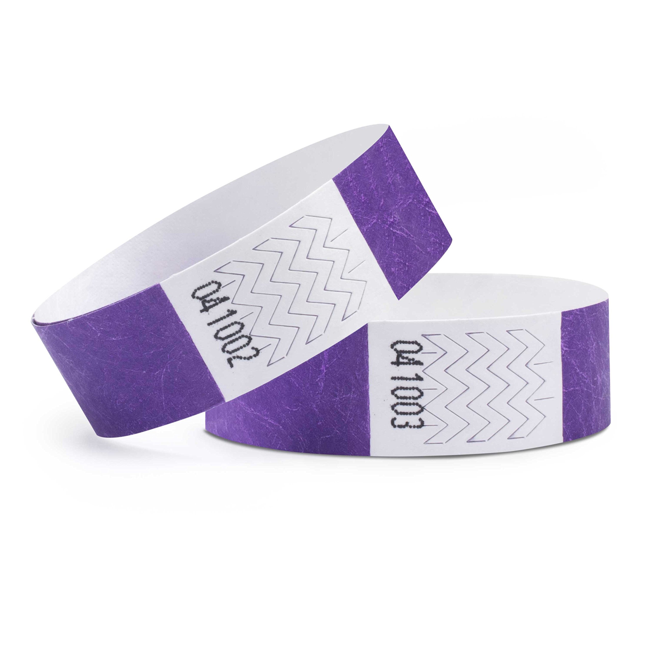 linie zwo ®, Pack of 100 Wristbands 19 x 254 mm, Lilac