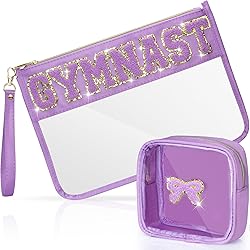 BuyCard 2 Pcs Gymnastics Gifts Cosmetic Makeup Bag